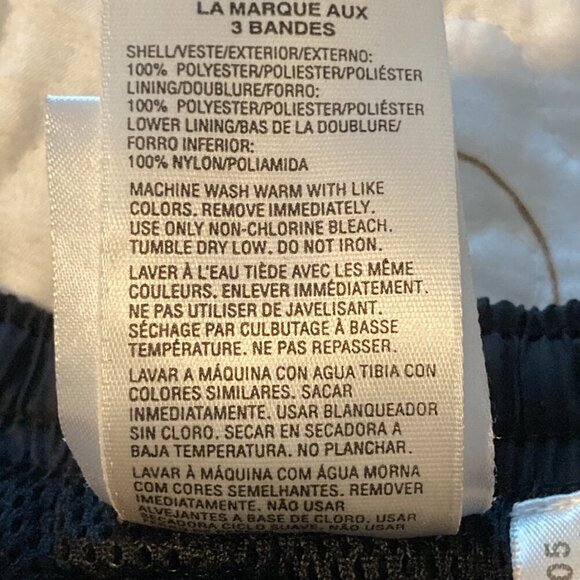 Vintage Adidas Black 3 Purple Stripes Athletic Track Pants Size Medium - Picture 9 of 10